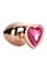 Анальна пробка Gleaming Love Gold Plug M 8.3 см (золотий) - мініатюра 4