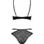 Еротичний комплект під латекс зі стрепами Obsessive Bagirela 2-pcs set S/M - мініатюра 6
