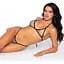 Эротический комплект со стразами Leg Avenue Catch Me RhinestOne set, трусики и бра, One Size - миниатюра 6