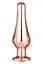 Анальна пробка Gleaming Love Gold Pleasure Plug M 11 см (рожевий) - мініатюра 1