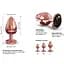 Анальна пробка з кристалом Dorcel Diamond Plug L 9.5 см (бронзовий) - мініатюра 6