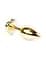 Анальна пробка з кристалом Boss Jewellery 7 см (золотий) - мініатюра 4
