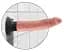 Вібратор King Cock Vibrating Cock 7 Inch 18 см тілесний - мініатюра 4