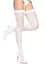 Чулки-сетка со швом сзади Leg Avenue Butterfly back seam thigh highs One size White - миниатюра 3