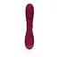 Вібратор-кролик Loveline Smooth Silicone Rabbit 20 см (вишневий) - мініатюра 7