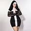 Еротичний костюм монашки JSY P61130 Plus Size - мініатюра 4