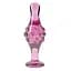 Анальна пробка Lovetoy Glass Romance GS17 11.3 см (рожевий) - мініатюра 1
