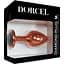 Металева анальна пробка Dorcel - Diamond Plug Rose Gold із прикрасою у вигляді кристалу M - мініатюра 5