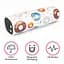 Вібратор для клітора Lovetoy Donut Massager 8.5 см (білий) - мініатюра 5