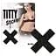 Наклейки на соски Cottelli Collection Nipple Sticker X чорний - мініатюра 5