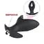 Анальна пробка-розширювач Passion Black Velvets Vibrating Anchor Plug L з вібрацією (4821002030224) - мініатюра 4