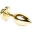 Анальна пробка Boss Of Toys Boss Series - Jewellery Gold Heart Plug Green S, BS6400042, Золотий / Зелений - мініатюра 4