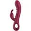Вібратор-кролик Dreamtoys Glam Rabbit Vibe 22 см червоний - мініатюра 1