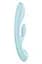 Вібратор кролик Satisfyer Triple Oh 24 см блакитний - мініатюра 6