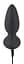 Анальна пробка Black Velvets Rotating Vibrating Plug 14 см (чорний) - мініатюра 15