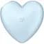 Вакуумний стимулятор клітора з вібрацією Satisfyer Cutie Heart блакитний - мініатюра 1