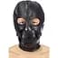 Капюшон з кляпом для БДСМ Fetish Tentation BDSM hood in LeaTherette With removable gag - мініатюра 1