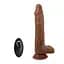 Реалістичний вібратор Baile Beautiful Encounter Bodach Remote Control 21 см коричневий - мініатюра 4