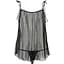 Сорочка прозора бебі дол Passion MELANIA CHEMISE Black L/XL, трусики, на тонких бретелях - мініатюра 4