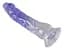 Фалоімітатор Crystal Clear Dildo 22.5 см мульти - мініатюра 4