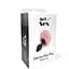 Силіконова пробка Art of Sex - silicone Bunny Tails Butt Plug М White - мініатюра 4