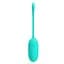 Віброяйце Pretty Love Kirk Super Soft Silicone 19.7 см бірюзовий - мініатюра 3