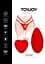 Вібратор в трусики Toy Joy Divine The Divine The Sensual Panty Pleaser 9 см червоний - мініатюра 5