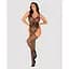 Ажурний бодістокінг під павутину Obsessive Bodystocking G325 Black S/M/L, чорний - мініатюра 3