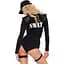 Костюм еротичних спецсил Leg Avenue SWAT Team Babe M, боді, пояс, підв’язки, іграшкова рація, кепка - мініатюра 2