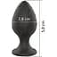 Анальний силіконовий плаг Boss Of Toys Boss Series - silicone Anal Plug S 2,8 cm, BS7800019, Чорний - мініатюра 6
