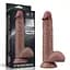Фалоімітатор Dual Layered Silicone Nature Cock 9'' 23.5 см коричневий - мініатюра 17