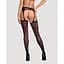 Сітчасті панчохи-стокінги зі стрілкою Obsessive Garter stockings S314 S/M/L, чорні - мініатюра 2