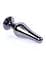 Анальная пробка Jewellery Dark Silver BUTT PLUG Red Boss Series 64-00055 98245 - миниатюра 7
