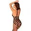 Сітчастий бодістокінг з імітацією боді Obsessive Bodystocking G332 S/M/L, Black, з доступом - мініатюра 2