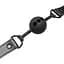Кляп Bedroom Fantasies Ball Gag Breathable silicone - Black - миниатюра 4