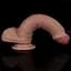 Фалоімітатор Lovetoy Dual-Layered Silicone Nature 20.5 см коричневий - мініатюра 11
