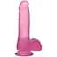 Фалоімітатор Lovetoy Jelly Studs Crystal 17.5 см фіолетовий - мініатюра 1