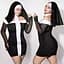 Еротичний костюм монашки JSY P61130 Plus Size - мініатюра 2