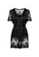 Пеньюар Obsessive Maderris XL/2XL (чорний) - мініатюра 5