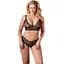 Комплект білизни Cottelli Collection Bra And String 2XL чорний - мініатюра 1