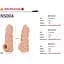 Насадка на член Kokos Nude Sleeve NS 004 M - мініатюра 4