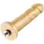 Золотой фаллоимитатор Hismith 6.8″ Golden Silicone Dildo, система KlicLok - миниатюра 1