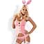 Сексуальний костюм Obsessive Bunny S/M рожевий - мініатюра 1