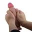 Фалоімітатор Baile Sliding Skin Bendable 8.5'' 21.8 см коричневий - мініатюра 8