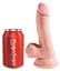 Фалоімітатор King Cock Plus 6.5 Triple Density Cock With Balls 20.3 см тілесний - мініатюра 3