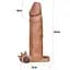 Насадка на пеніс Lovetoy Pleasure X-Tender Series Add 2" 19 см (коричневий) - мініатюра 7