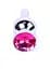 Анальна пробка B-Series HeavyFun Jewellery Silver Plug 9.5 см (рожевий) - мініатюра 10