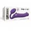 Безремневий страпон Strap-On-Me Vibrating Violet L регульований з вібрацією та з пультом ДК діаметр 3.7 см - мініатюра 6