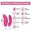Вибратор Magic Motion Candy Smart Wearable Vibe 7.8 см розовый - миниатюра 6