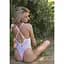 Мереживне боді Leg Avenue Floral lace Thong teddy White, One Size - мініатюра 6